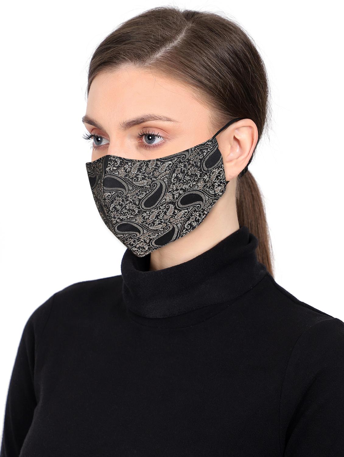 embroidered anti-pollution women mask - 17535014 - Zoom Image - 2