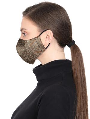 brown silk antipollution women mask - 17535015 - Standard Image - 3