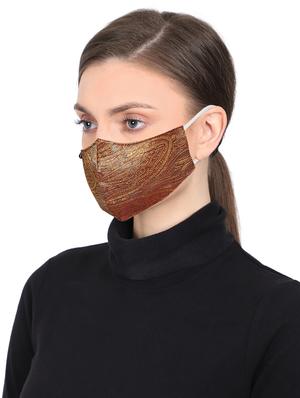 gold silk antipollution women mask - 17535016 - Standard Image - 2