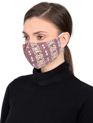 printed silk anti-pollution women mask - 17535018 - Standard Image - 2