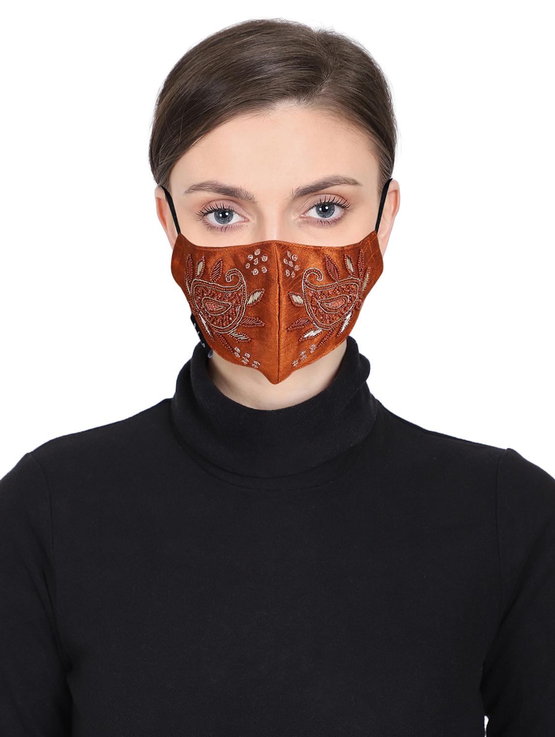 embellished anti-pollution women mask - 17535026 - Zoom Image - 1