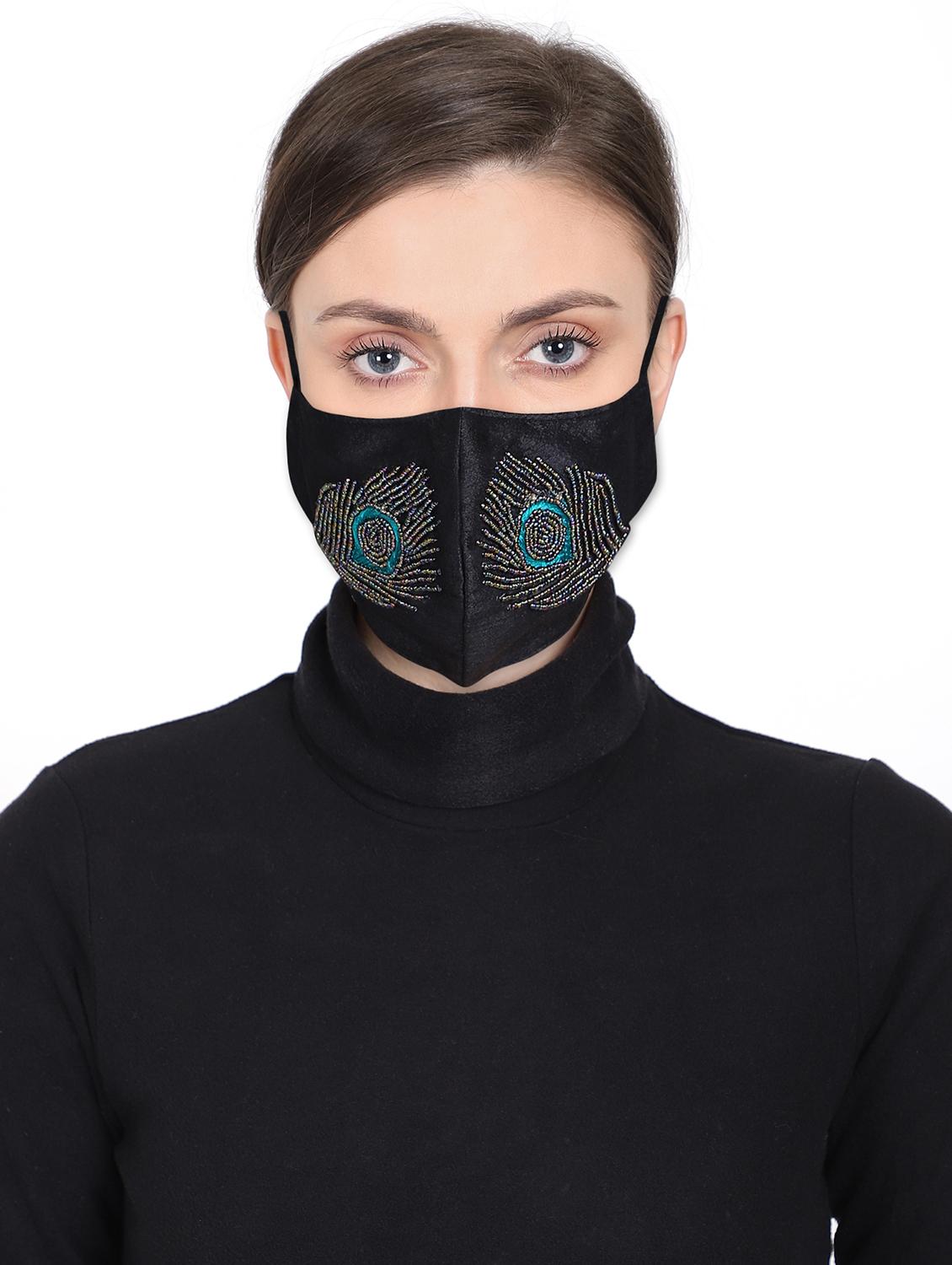 embellished anti-pollution women mask - 17535028 - Zoom Image - 1