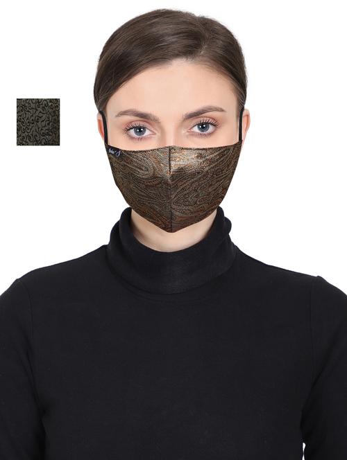 multi colored silk antipollution women mask - 17535047 - Standard Image - 1