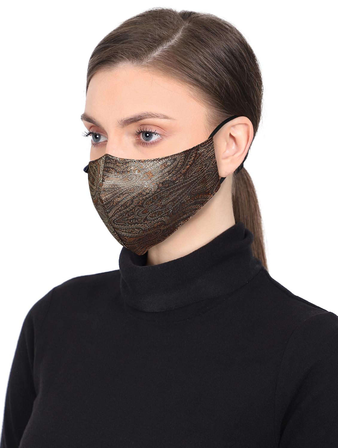 multi colored silk antipollution women mask - 17535047 - Zoom Image - 4