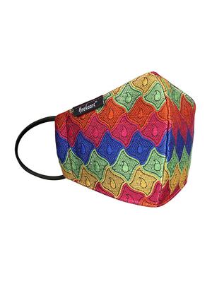 multi colored silk antipollution women mask - 17535048 - Standard Image - 5