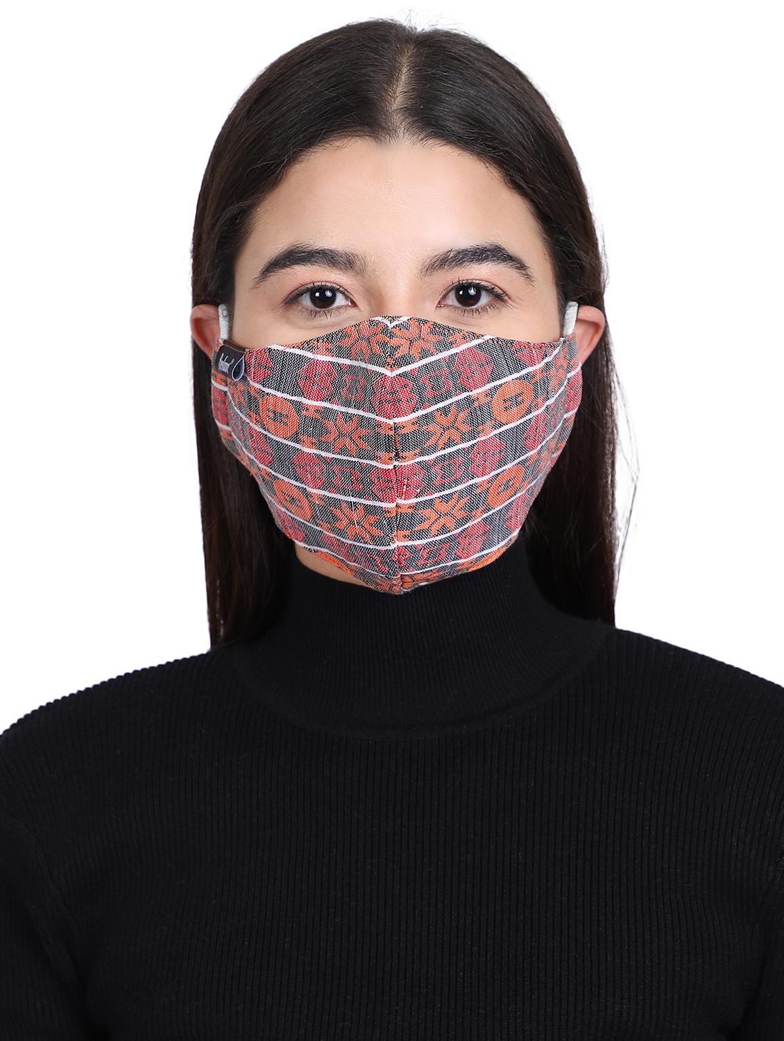 multi colored cotton antipollution women mask - 17535053 - Zoom Image - 2