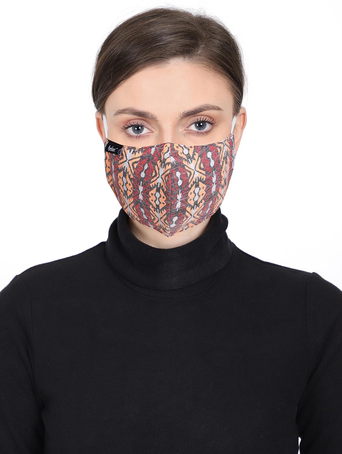 multi colored cotton antipollution women mask - 17535053 - Zoom Image - 3