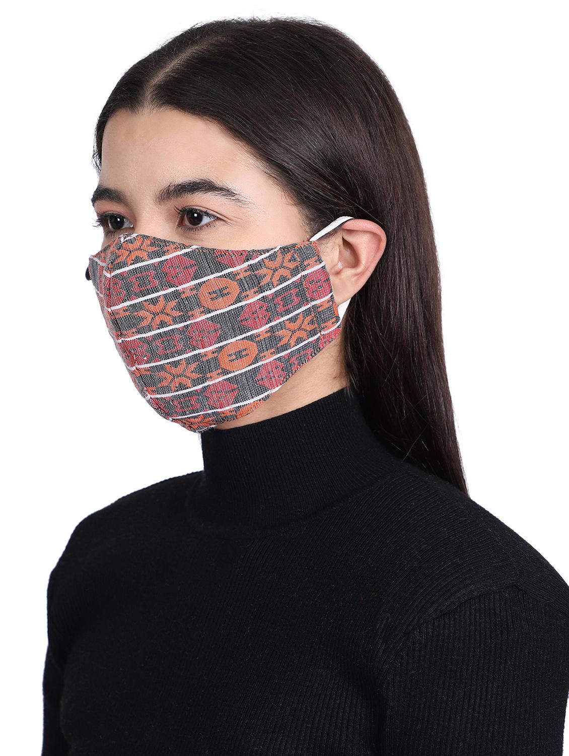 multi colored cotton antipollution women mask - 17535057 - Zoom Image - 4