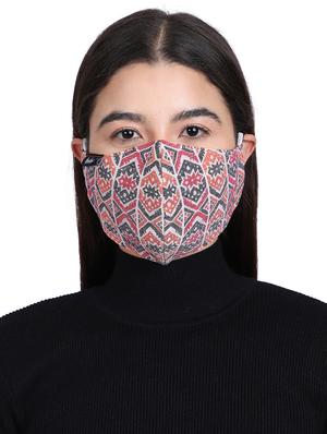multi colored cotton antipollution women mask - 17535058 - Standard Image - 3