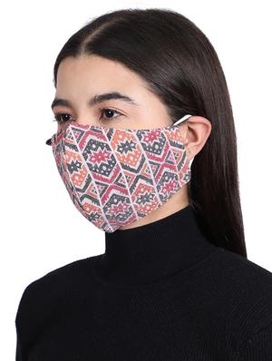 multi colored cotton antipollution women mask - 17535058 - Standard Image - 4