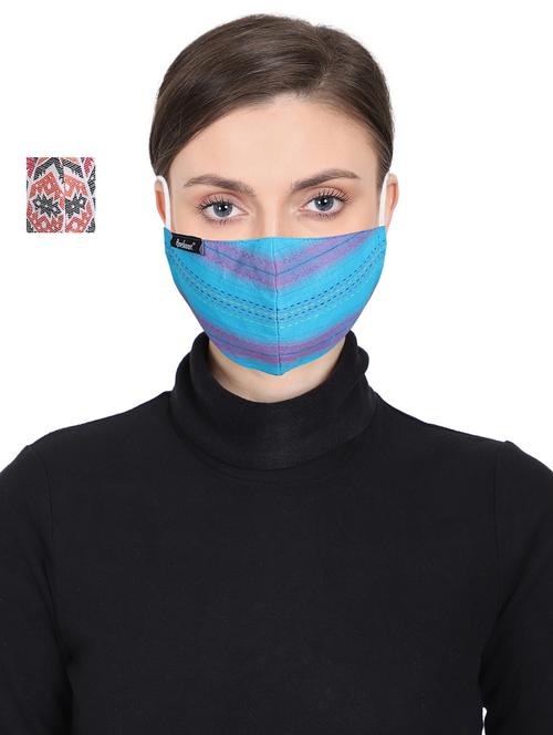 multi colored cotton antipollution women mask - 17535060 - Standard Image - 1