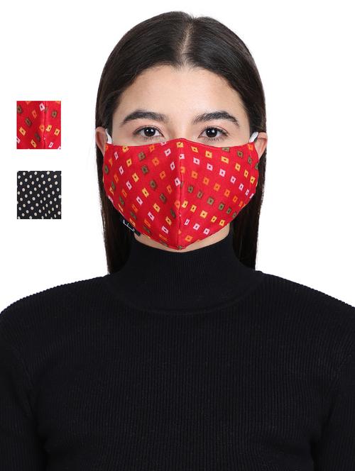 multi colored cotton antipollution women mask - 17535063 - Standard Image - 1