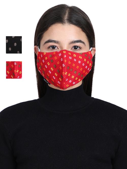 multi colored cotton antipollution women mask - 17535064 - Standard Image - 1
