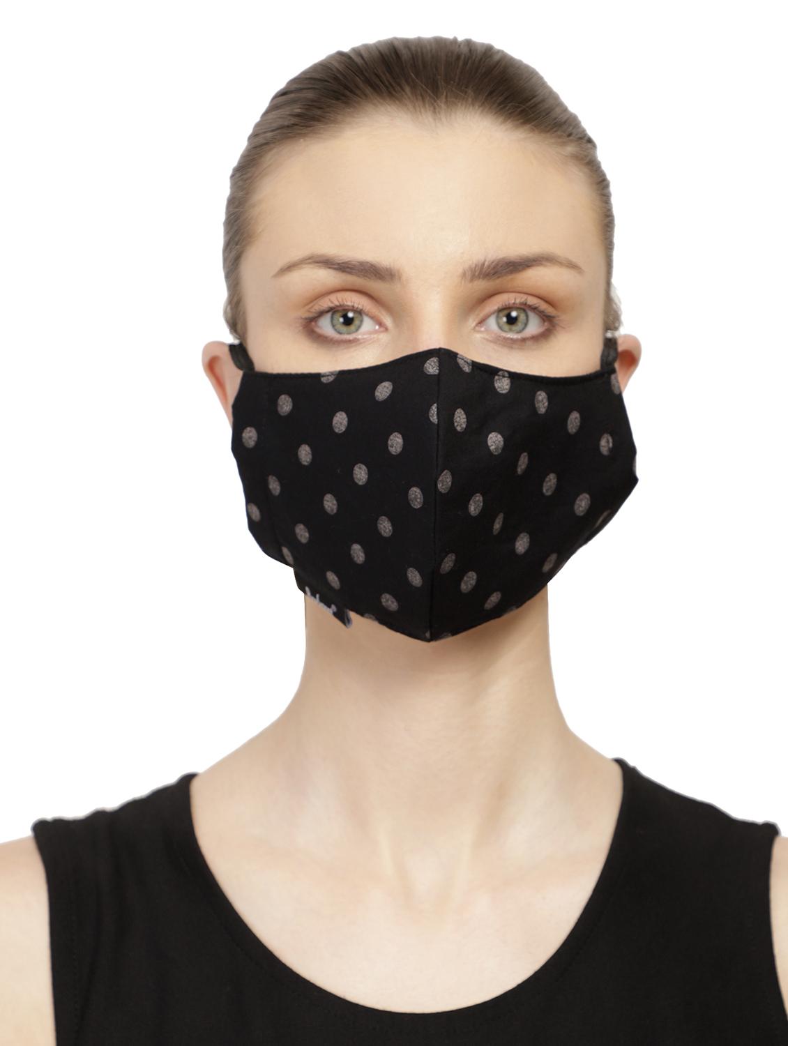 multi colored cotton antipollution women mask - 17535064 - Zoom Image - 3