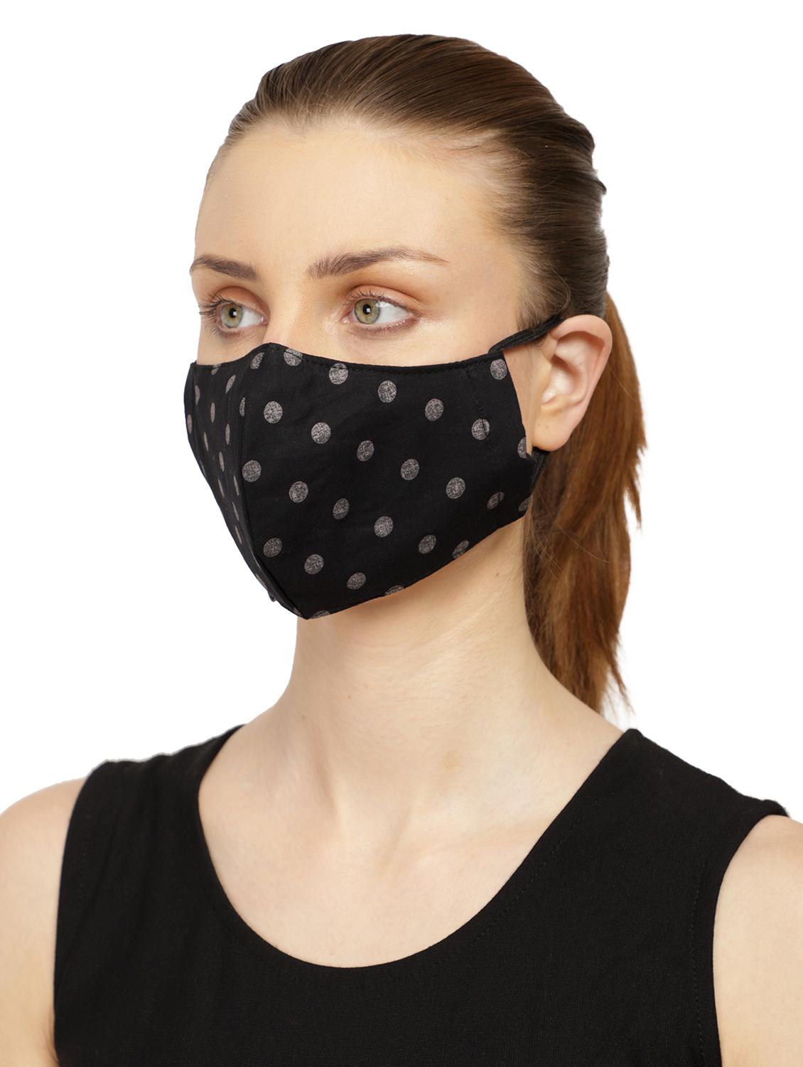 multi colored cotton antipollution women mask - 17535064 - Zoom Image - 4