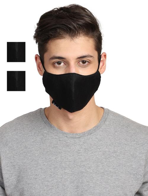 black viscose antipollution men mask - 17535072 - Standard Image - 1