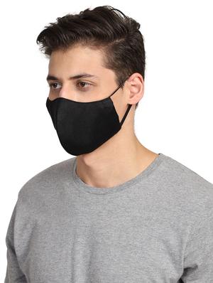 black viscose antipollution men mask - 17535072 - Standard Image - 3