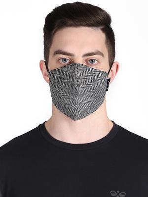 multi colored 3 layer filteration outer layermade from woolen fabric. inner made poly cotton which is extra soft and dries fast. middle 3rd of micro fabric for an stage filtration. antipollution men mask - 17535079 - Standard Image - 4