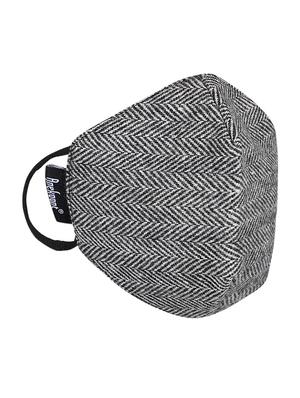 multi colored 3 layer filteration outer layermade from woolen fabric. inner made poly cotton which is extra soft and dries fast. middle 3rd of micro fabric for an stage filtration. antipollution men mask - 17535079 - Standard Image - 5