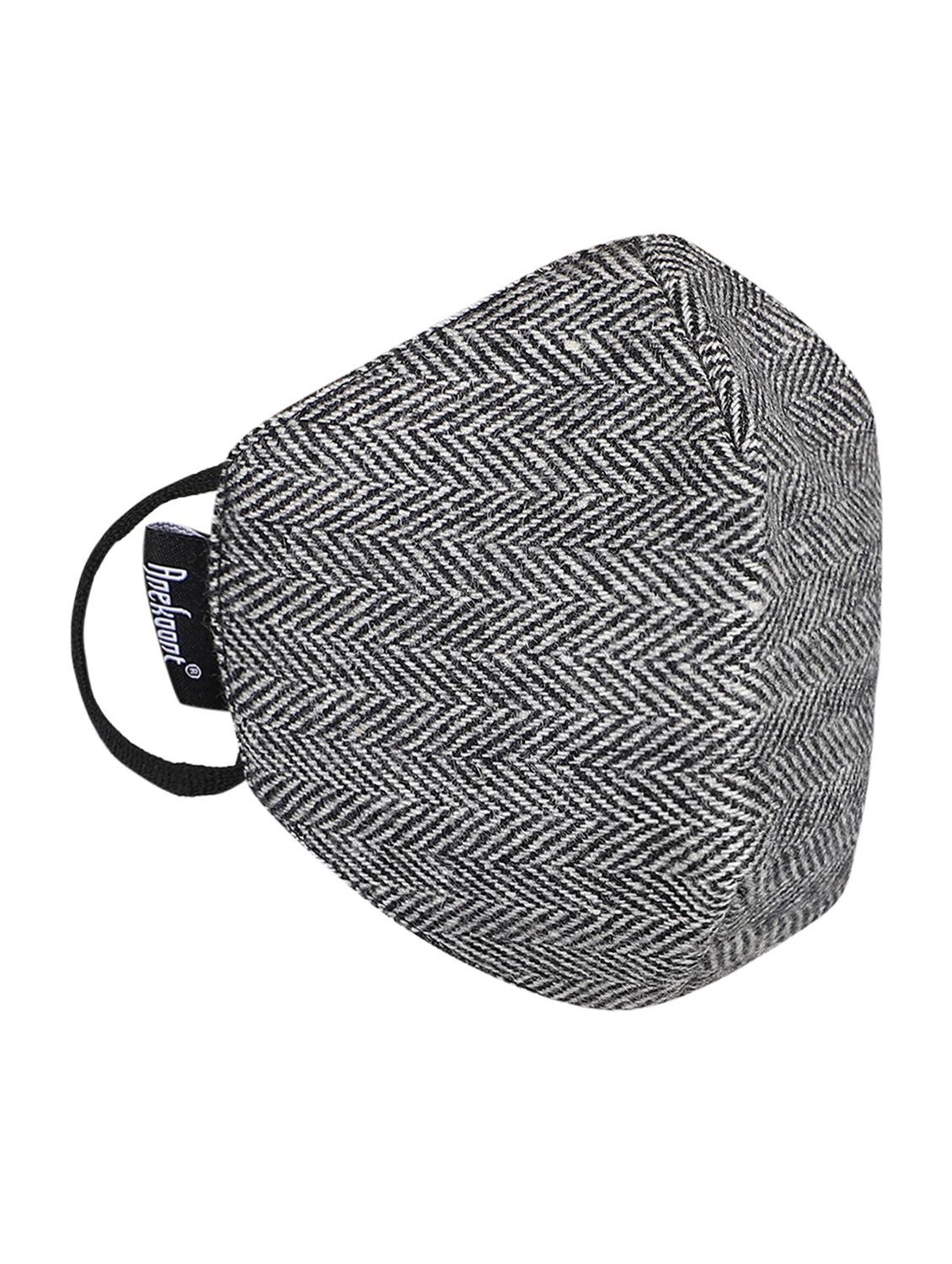 multi colored 3 layer filteration outer layermade from woolen fabric. inner made poly cotton which is extra soft and dries fast. middle 3rd of micro fabric for an stage filtration. antipollution men mask - 17535079 - Zoom Image - 5