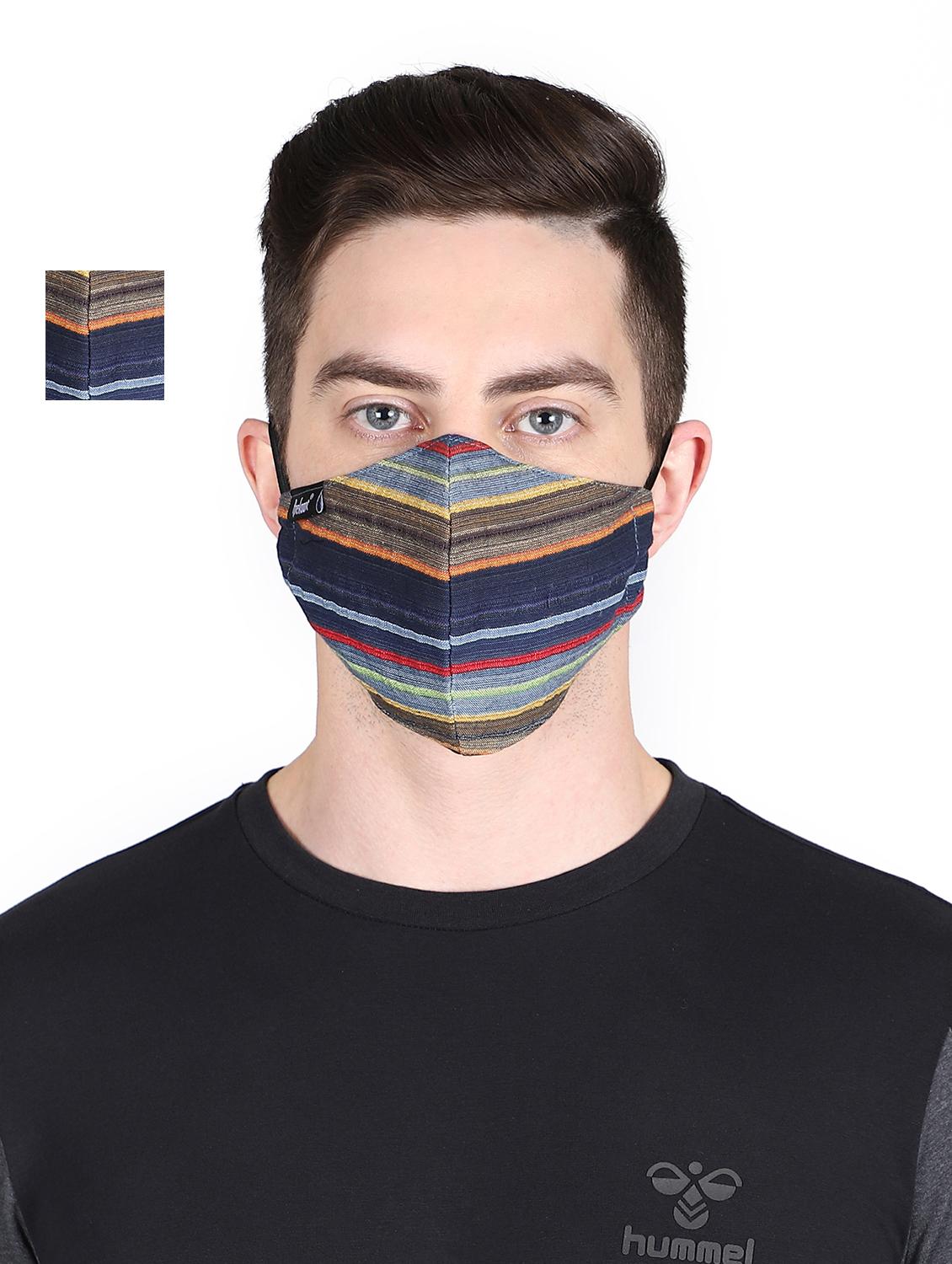 multi colored cotton antipollution men mask - 17535080 - Zoom Image - 1