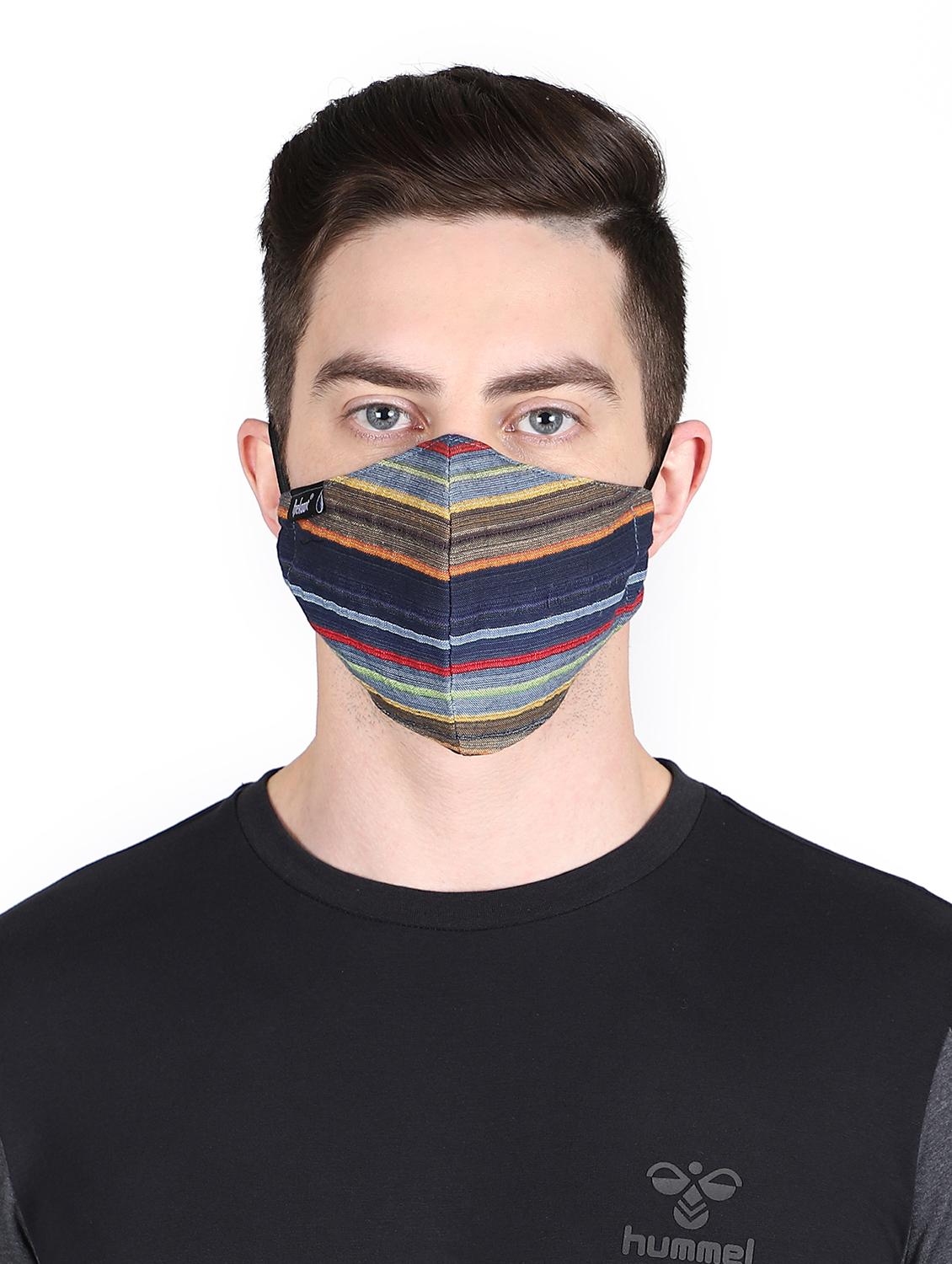multi colored cotton antipollution men mask - 17535080 - Zoom Image - 2