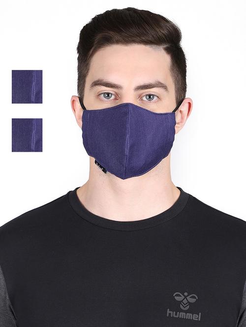 blue viscose antipollution men mask - 17535083 - Standard Image - 1