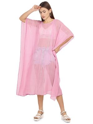 striped asymmetric kaftan dress - 17535314 - Standard Image - 2