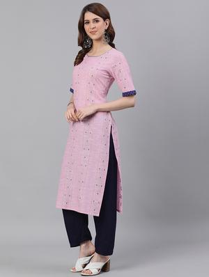 embroidered straight kurta - 17535373 - Standard Image - 2