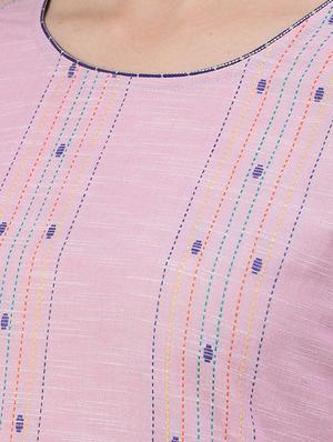 embroidered straight kurta - 17535373 - Standard Image - 4