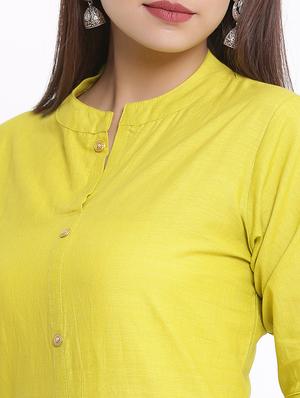 solid straight kurta - 17535690 - Standard Image - 4
