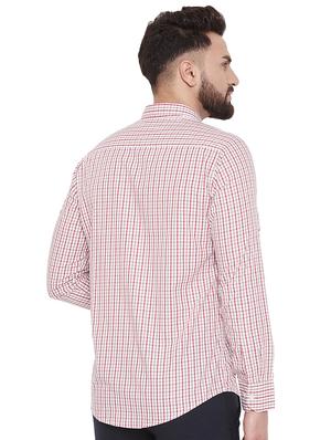 pink checkered casual shirt - 17535734 - Standard Image - 3