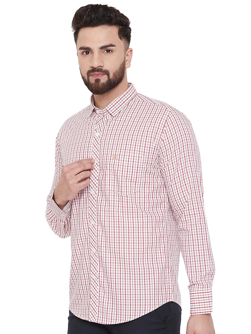 pink checkered casual shirt - 17535734 - Zoom Image - 2