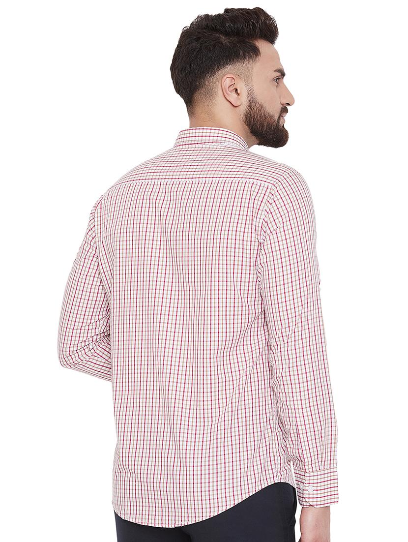 pink checkered casual shirt - 17535734 - Zoom Image - 3