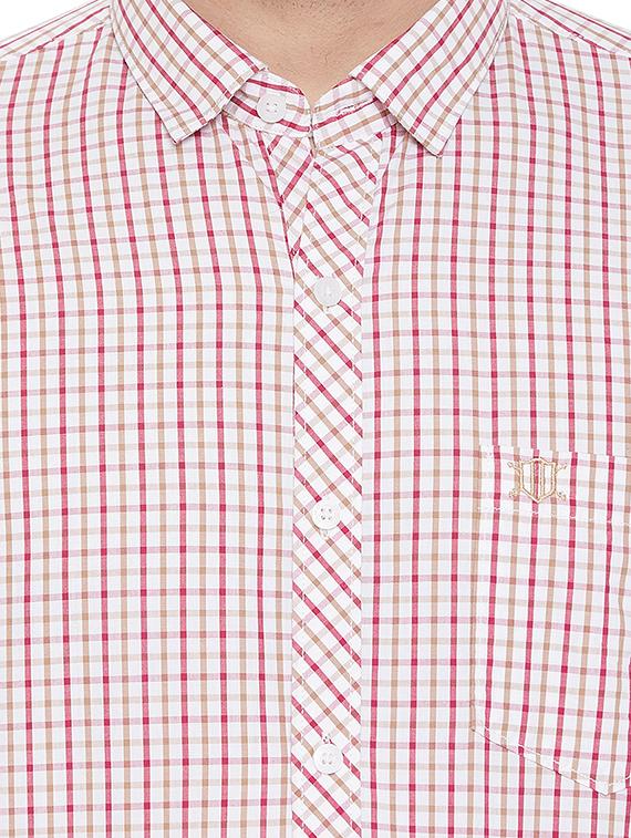 pink checkered casual shirt - 17535734 - Zoom Image - 5