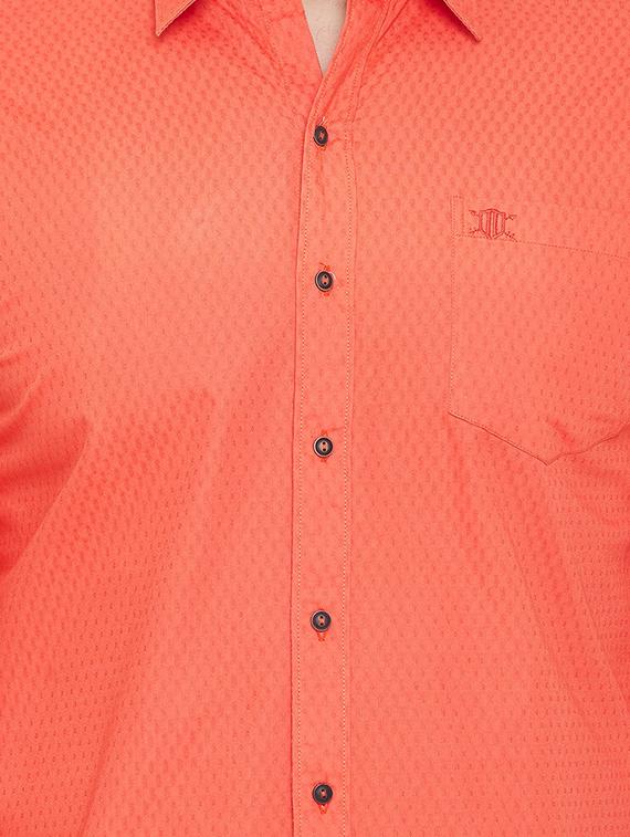orange self design casual shirt - 17535741 - Zoom Image - 5