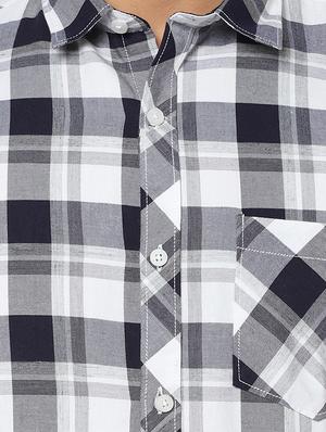 white checkered casual shirt - 17535759 - Standard Image - 5