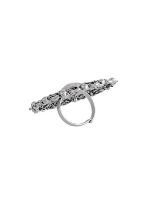 silver brass finger ring - 17535873 - Standard Image - 2