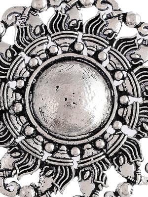silver brass finger ring - 17535873 - Standard Image - 3