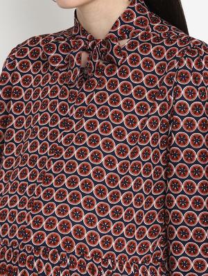 red printed maternity wear - 17535875 - Standard Image - 4