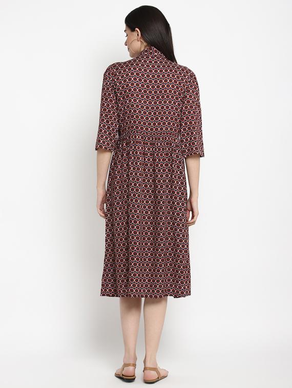 red printed maternity wear - 17535875 - Zoom Image - 3