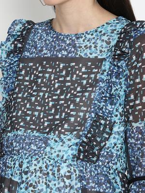 blue cotton maternity wear - 17535876 - Standard Image - 4