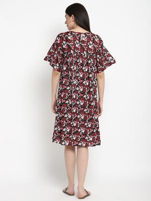multi colored viscose maternity wear - 17535890 - Standard Image - 3