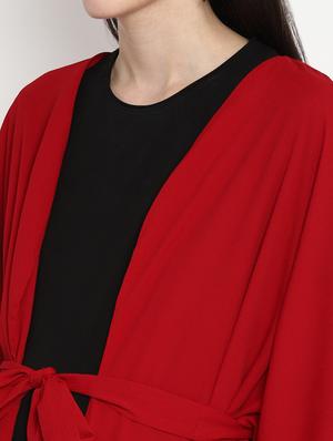 red viscose maternity wear - 17535898 - Standard Image - 4