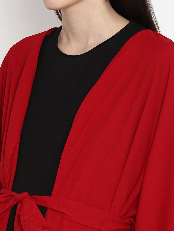 red viscose maternity wear - 17535898 - Zoom Image - 4