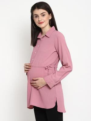 pink viscose maternity wear - 17535904 - Standard Image - 2