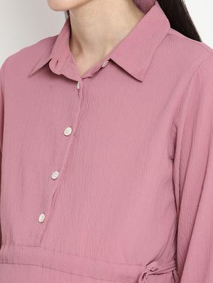 pink viscose maternity wear - 17535904 - Standard Image - 5