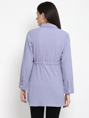purple viscose maternity wear - 17535905 - Standard Image - 3
