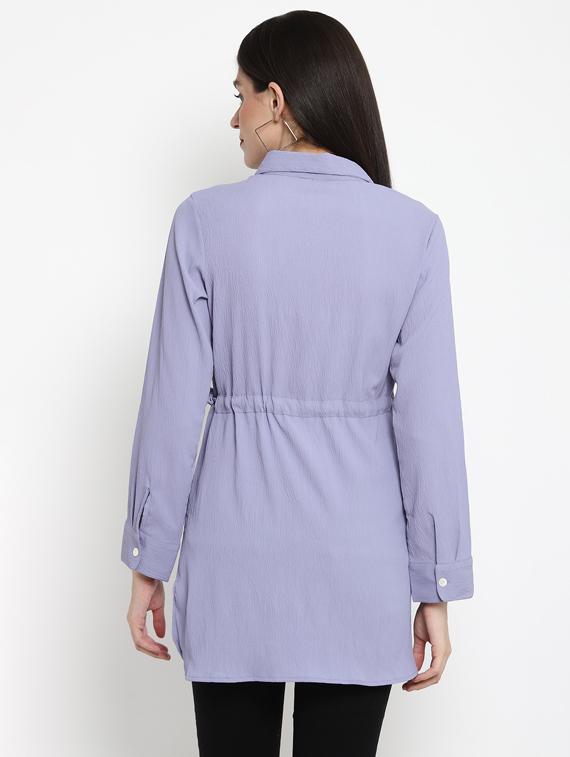 purple viscose maternity wear - 17535905 - Zoom Image - 3