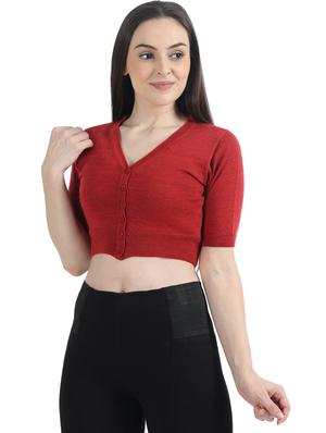 v-neck cropped cardigan - 17535916 - Standard Image - 2